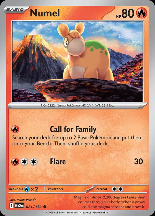 Mega Evolution Numel #021/132