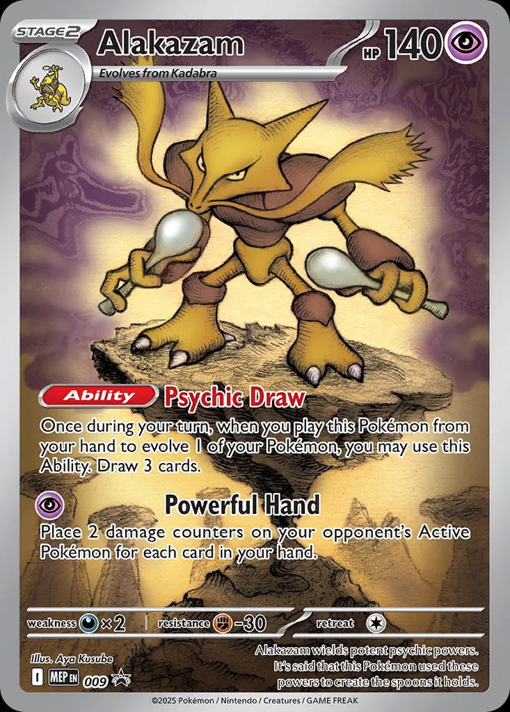 Mega Evolution Promo Alakazam #9