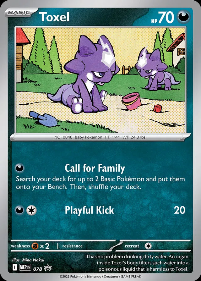 Mega Evolution Promo Toxel #78