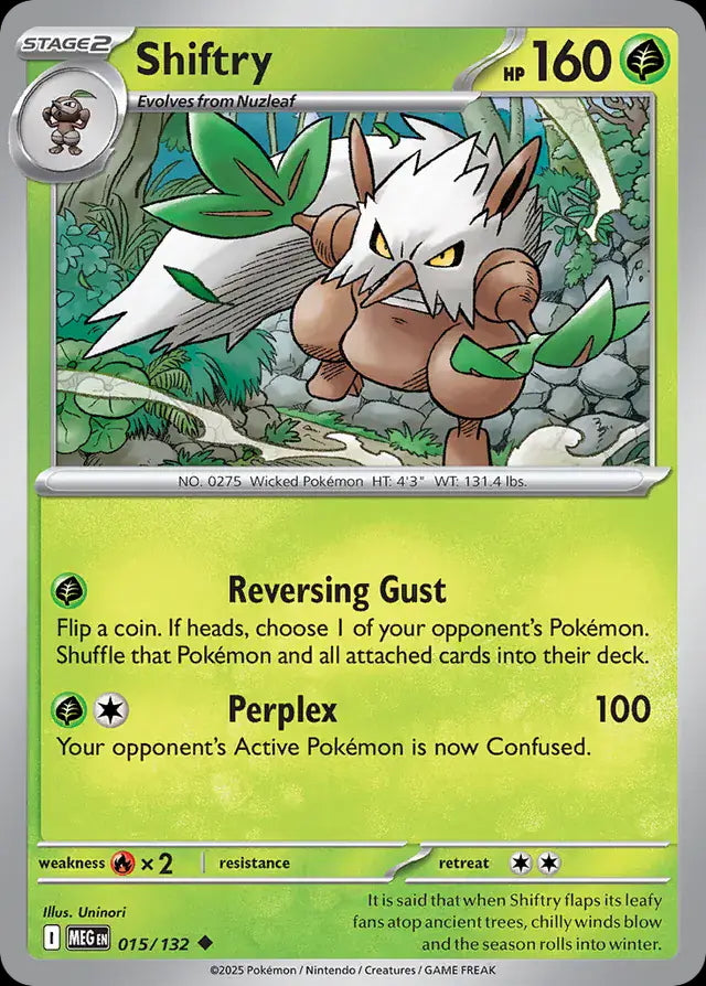 Mega Evolution Shiftry #015/132