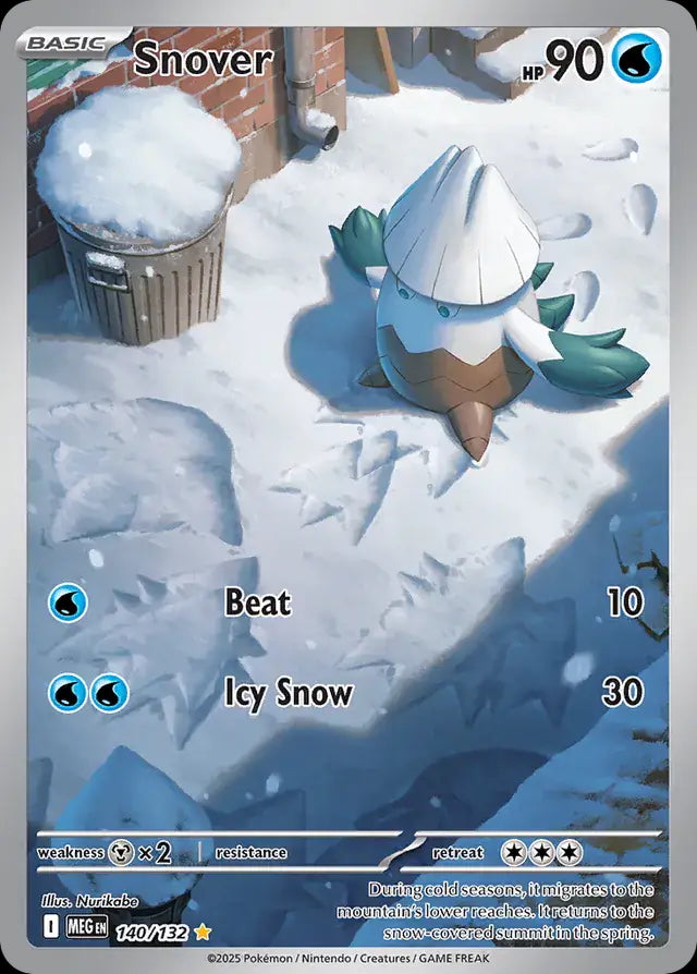 Mega Evolution Snover #140/132