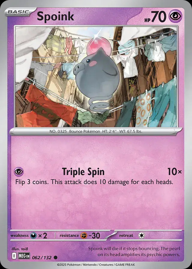 Mega Evolution Spoink #062/132