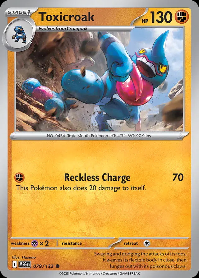 Mega Evolution Toxicroak #079/132