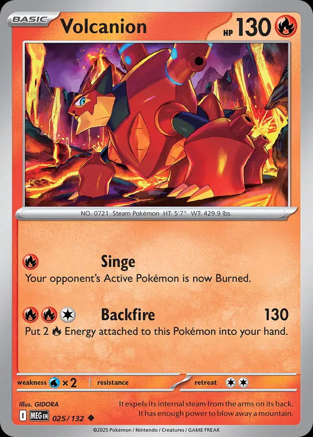 Mega Evolution Volcanion #025/132
