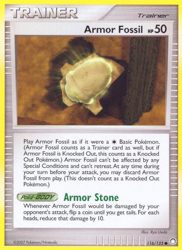 Mysterious Treasures Armor Fossil #116/123