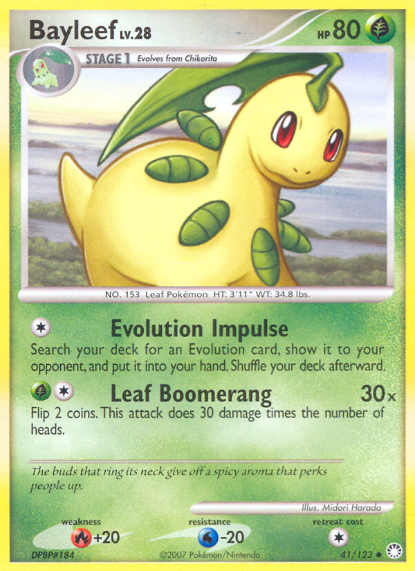Mysterious Treasures Bayleef #41/123