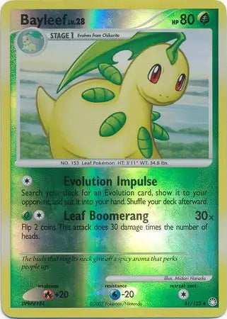 Mysterious Treasures Bayleef #41/123 reverse holo