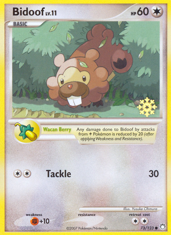 Mysterious Treasures Bidoof #73 Promo