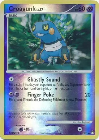 Mysterious Treasures Croagunk #78/123 reverse holo