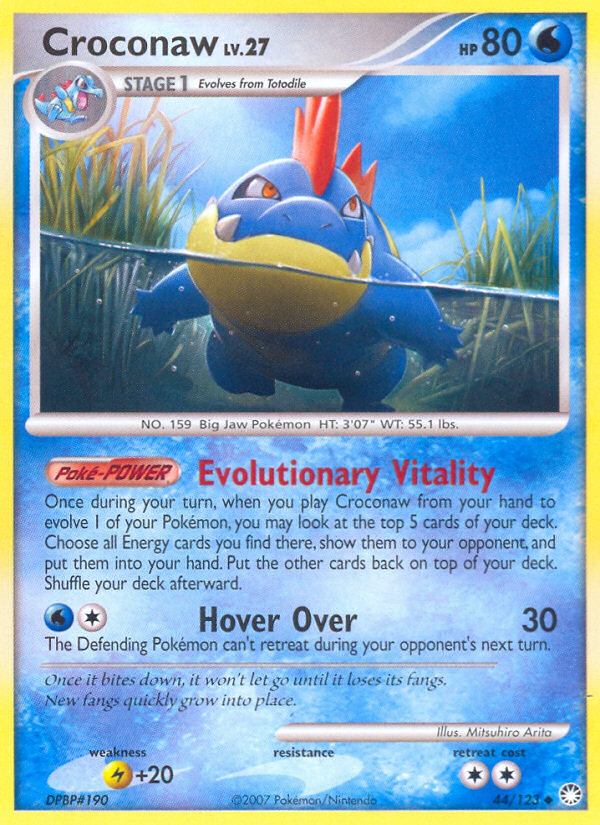 Mysterious Treasures Croconaw #44/123