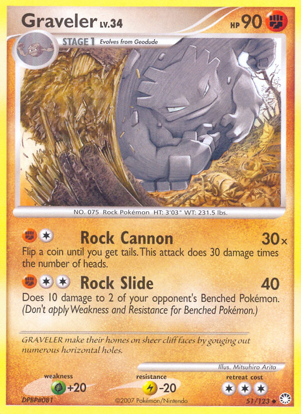 Mysterious Treasures Graveler #51/123