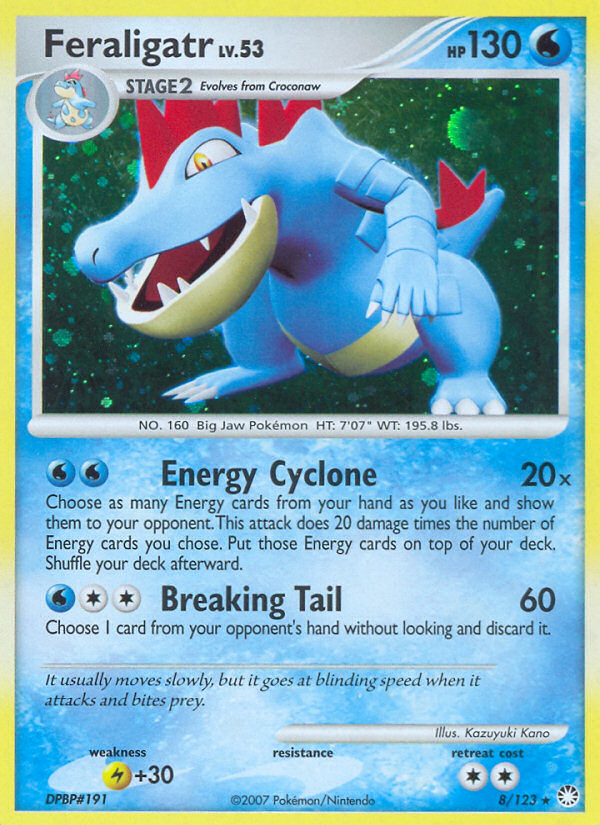 Mysterious Treasures Holo Feraligatr #8/123