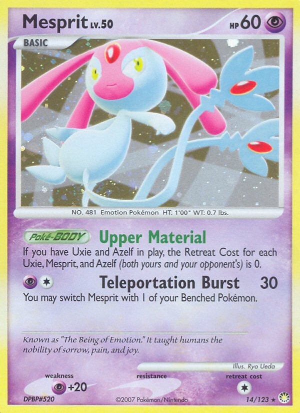 Mysterious Treasures Holo Mesprit #14/123