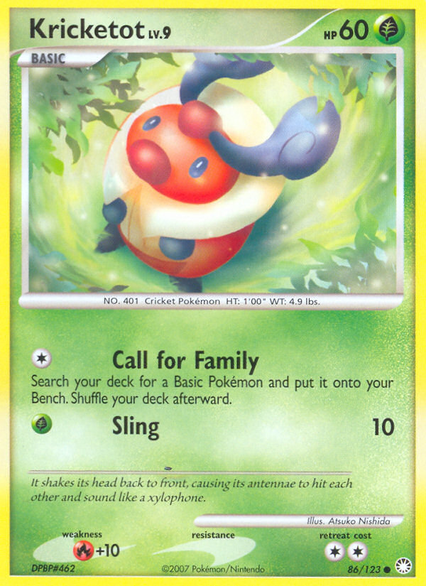 Mysterious Treasures Kricketot #86/123