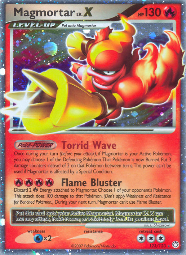 Mysterious Treasures Magmortar LV. X #123/123