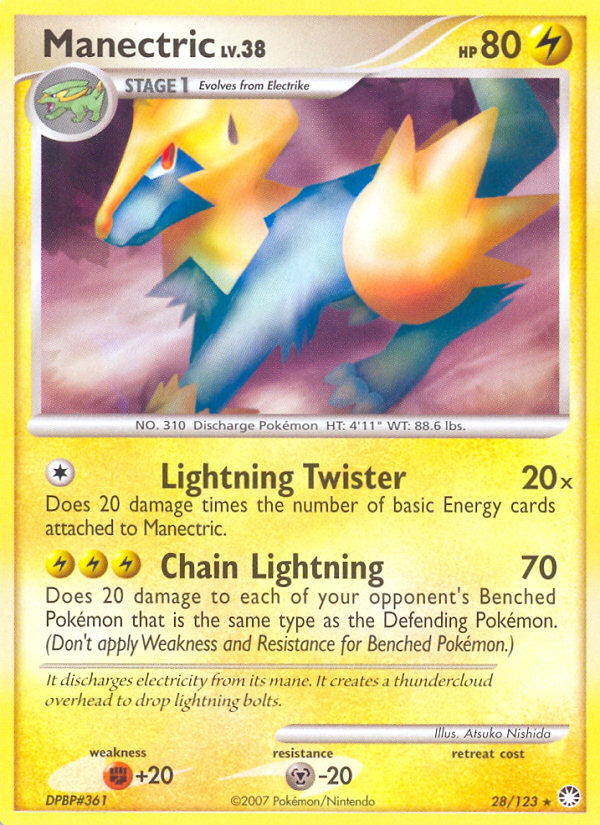 Mysterious Treasures Manectric #28/123