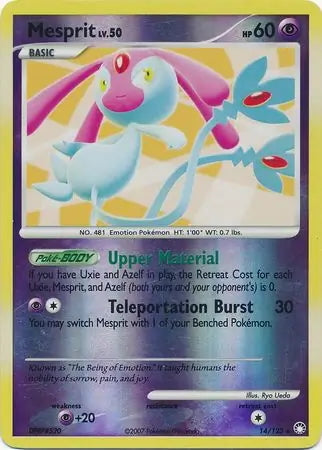 Mysterious Treasures Mesprit #14/123 reverse holo