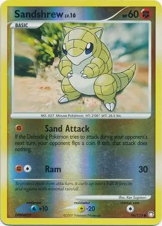 Mysterious Treasures Sandshrew #96/123 reverse holo