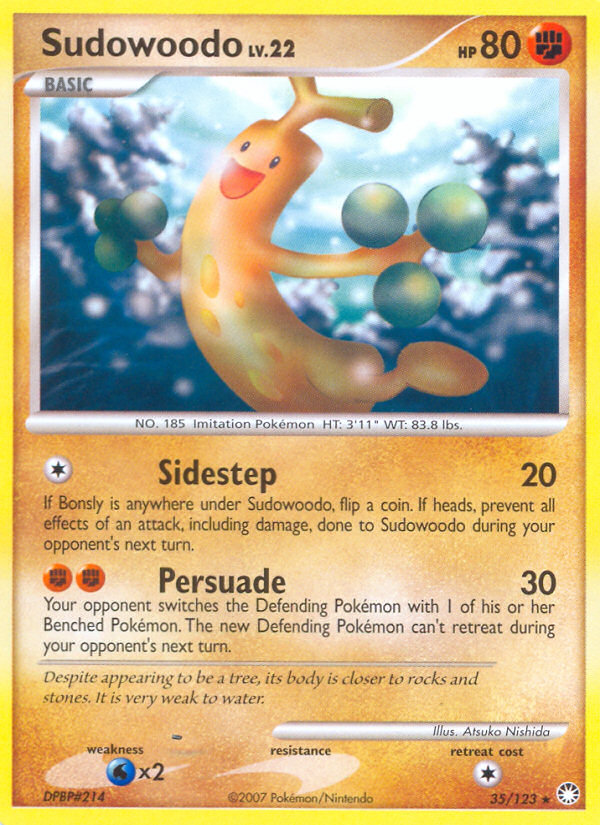 Mysterious Treasures Sudowoodo #35/123