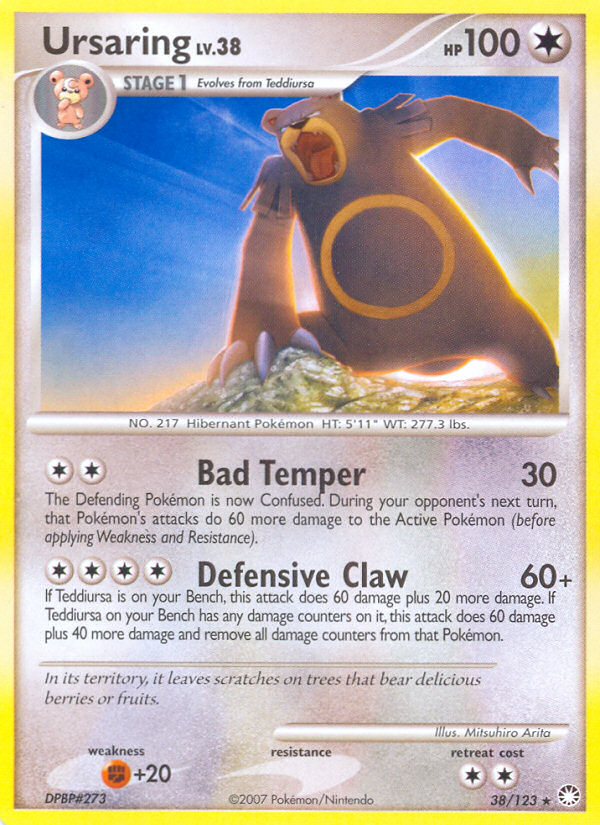 Mysterious Treasures Ursaring #38/123