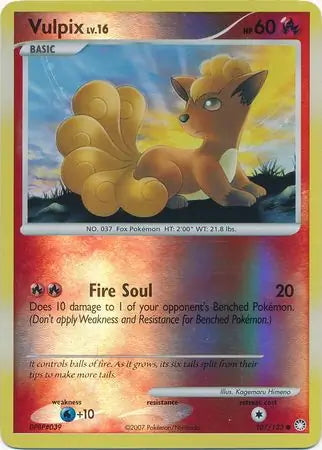 Mysterious Treasures Vulpix #107/123 reverse holo