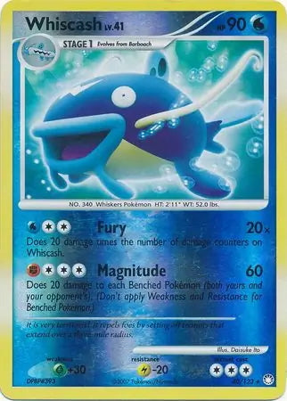 Mysterious Treasures Whiscash #40/123 reverse holo