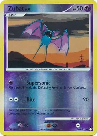 Mysterious Treasures Zubat #108/123 reverse holo