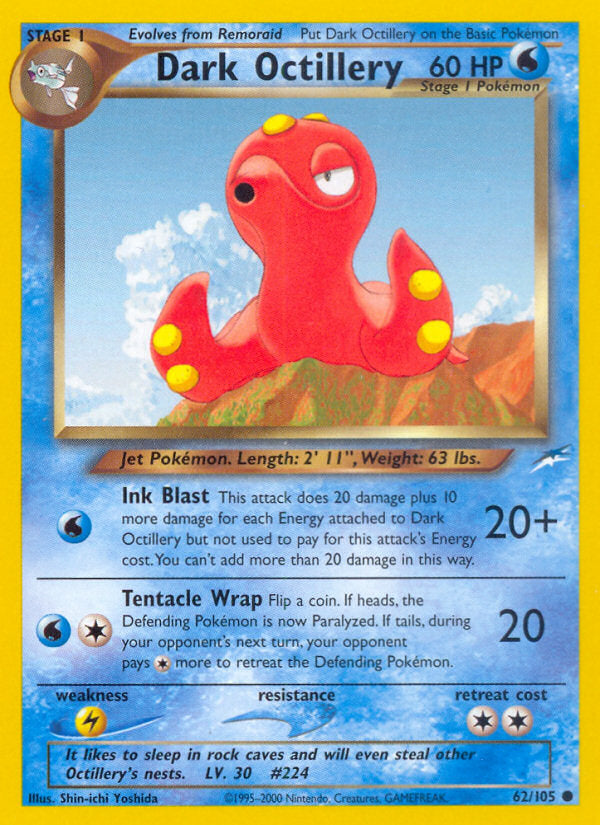 Neo Destiny Dark Octillery #62/105 unlimited
