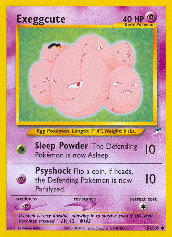 Neo Destiny Exeggcute #64/105 unlimited