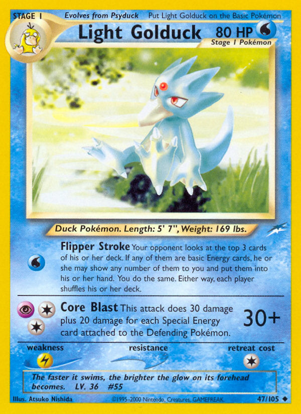 Neo Destiny Light Golduck #47/105 unlimited