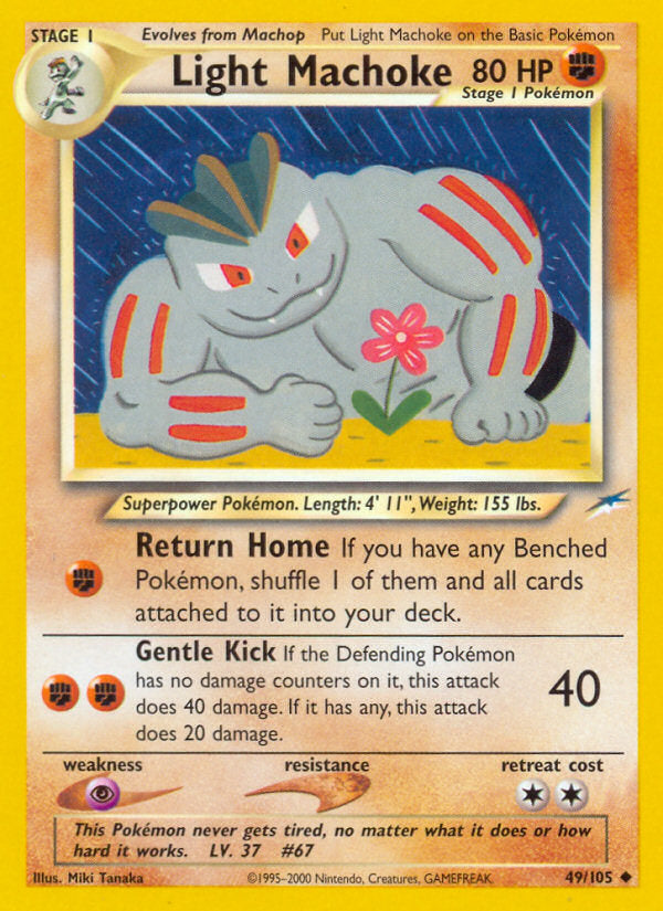Neo Destiny Light Machoke #49/105 unlimited