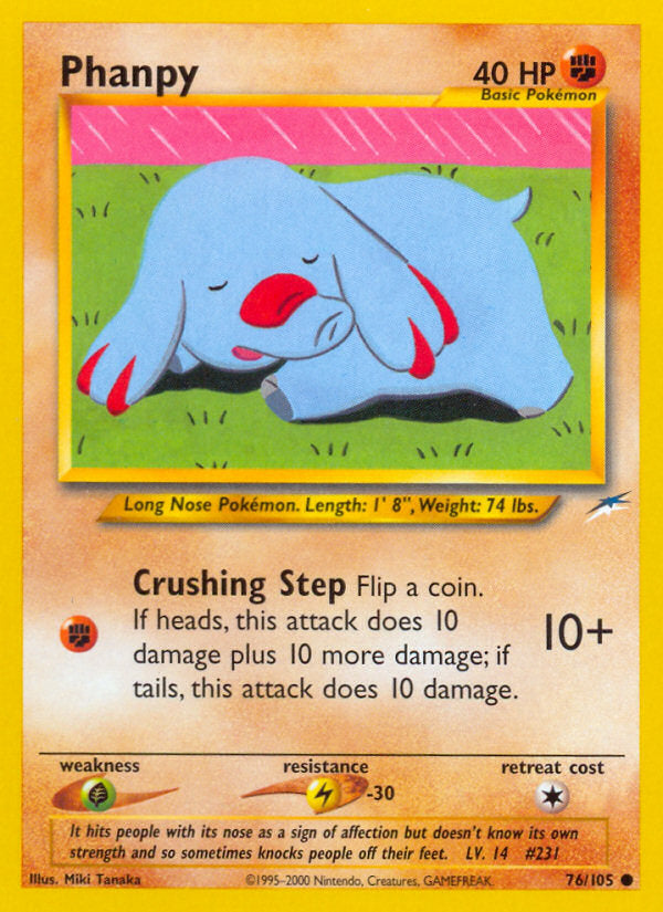 Neo Destiny Phanpy #76/105 unlimited