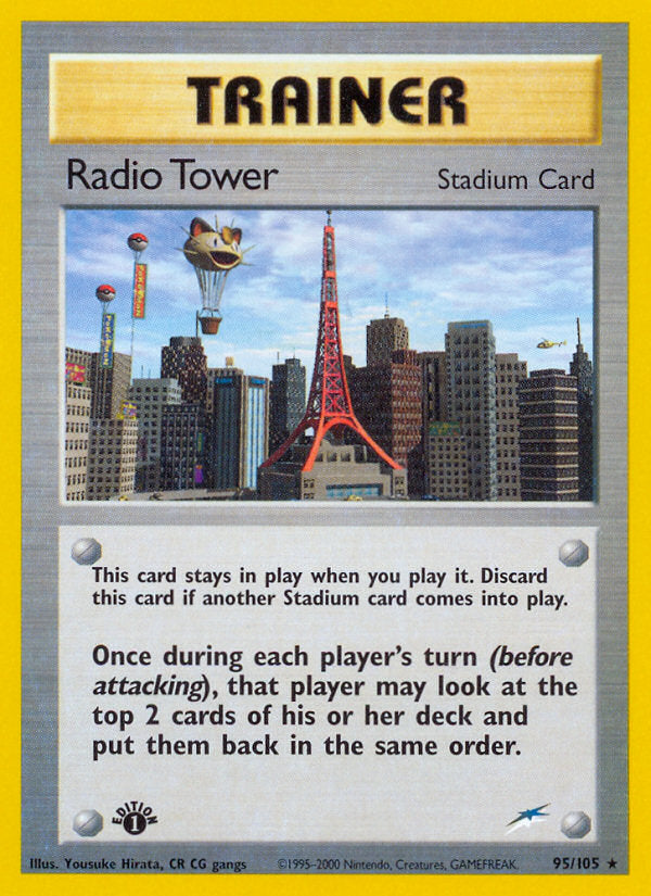 Neo Destiny Radio Tower #95/105 first edition
