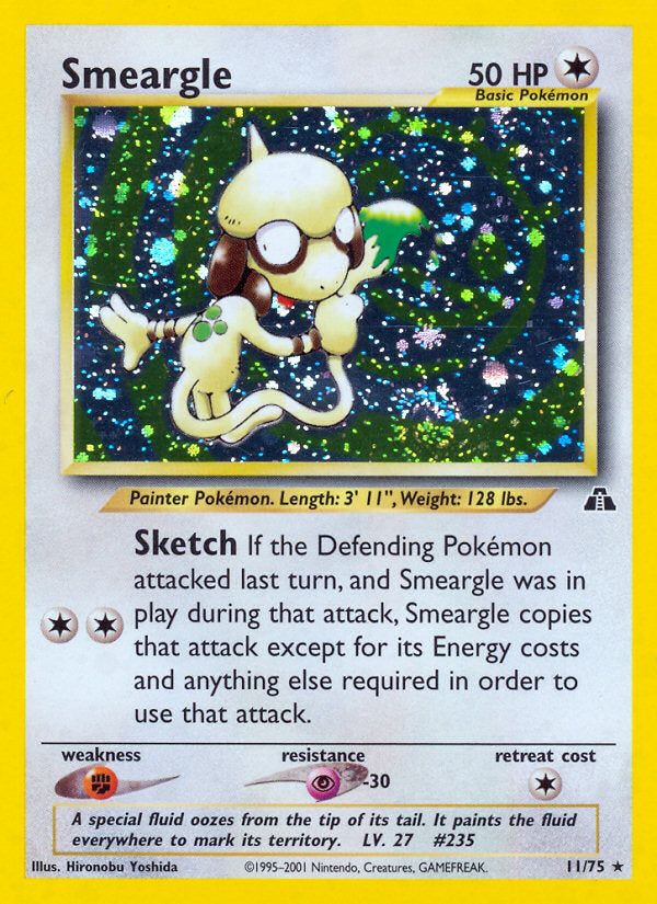 Neo Discovery Holo Smeargle #11/75 unlimited