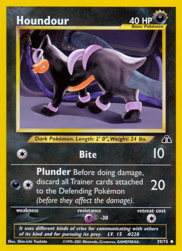 Neo Discovery Houndour #39/75 unlimited