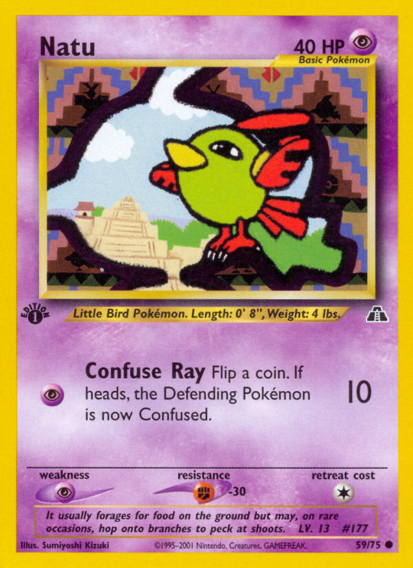 Neo Discovery Natu #59/75 first edition