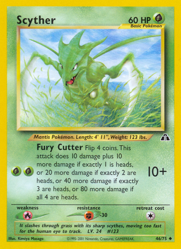 Neo Discovery Scyther #46/75 unlimited