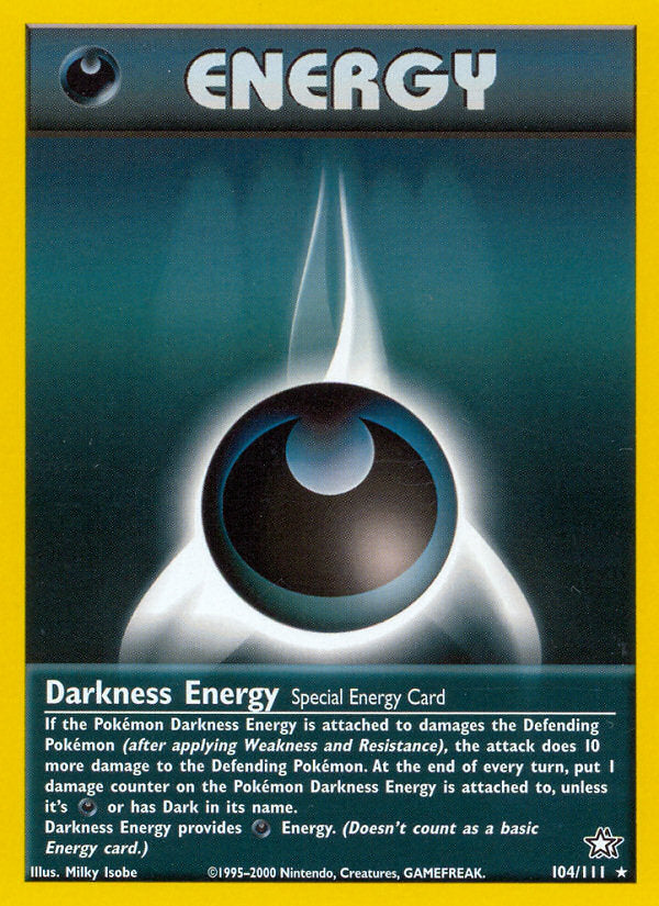 Neo Genesis Darkness Energy #104/111 unlimited