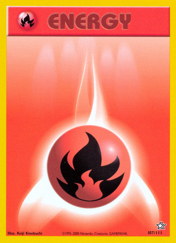Neo Genesis Fire Energy #107/111 unlimited