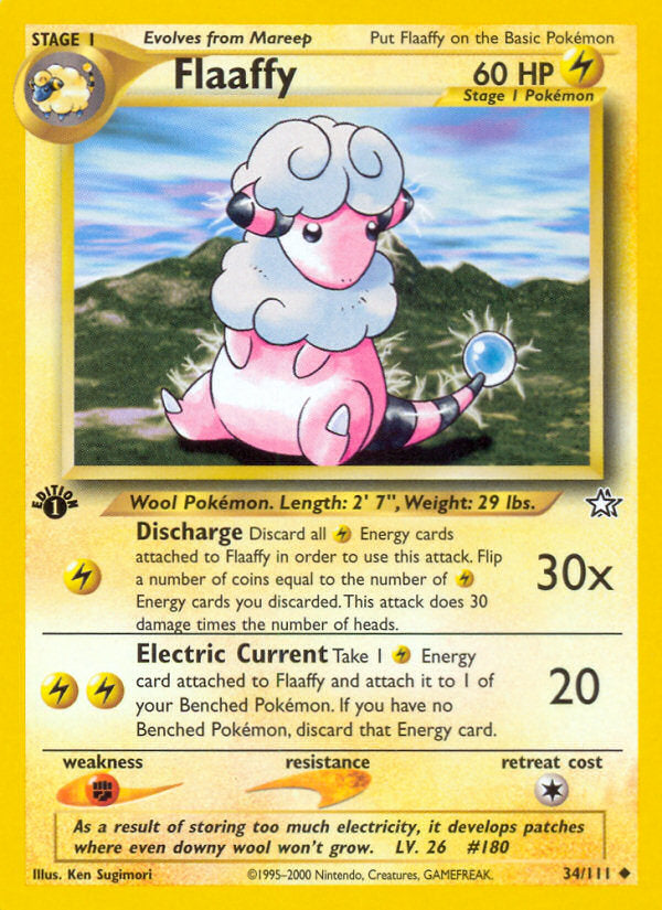 Neo Genesis Flaaffy #34/111 first edition
