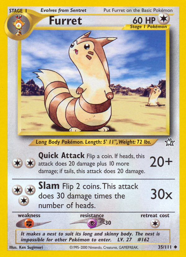 Neo Genesis Furret #35/111 unlimited