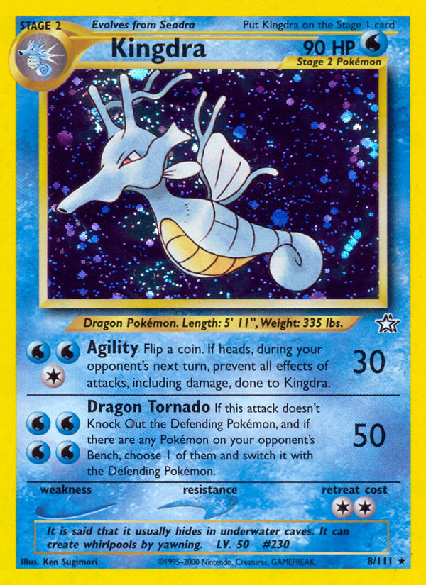Neo Genesis Holo Kingdra #8/111 unlimited