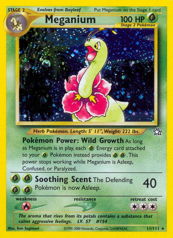 Neo Genesis Holo Meganium #11/111 unlimited