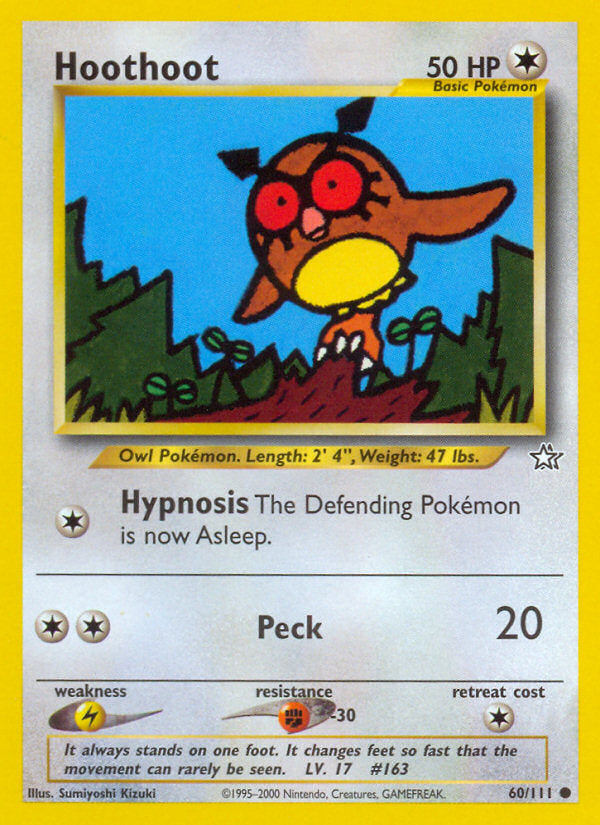Neo Genesis Hoothoot #60/111 unlimited