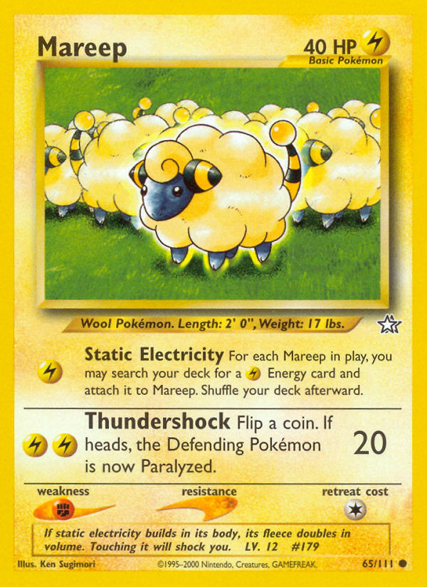 Neo Genesis Mareep #65/111 unlimited