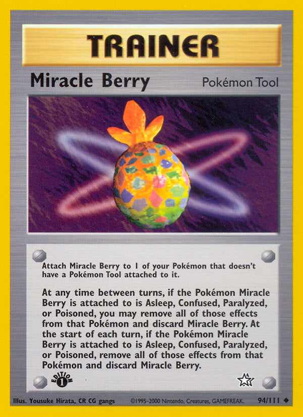 Neo Genesis Miracle Berry #94/111 first edition