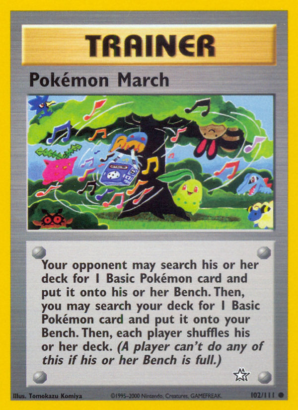 Neo Genesis Pokémon March #102/111 unlimited