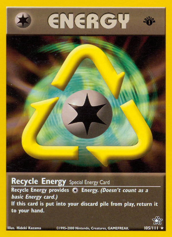 Neo Genesis Recycle Energy #105/111 first edition