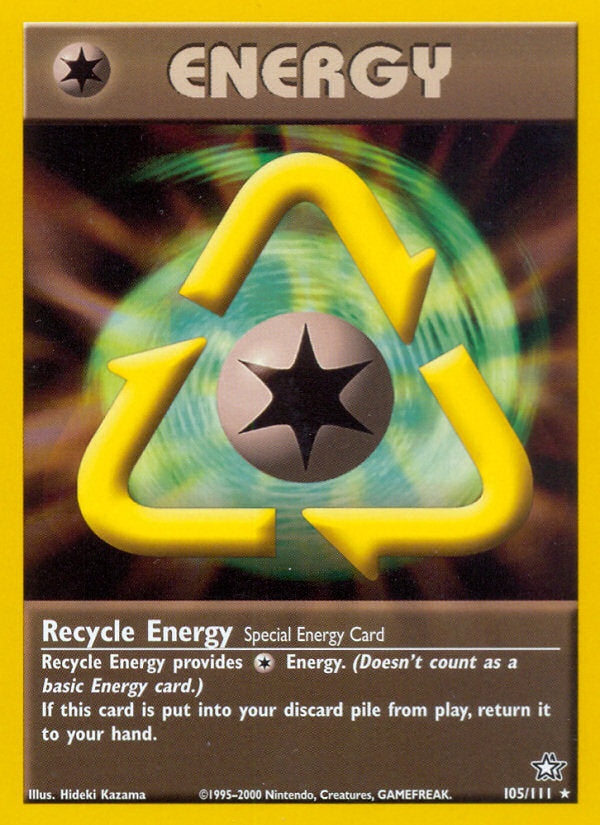 Neo Genesis Recycle Energy #105/111 unlimited