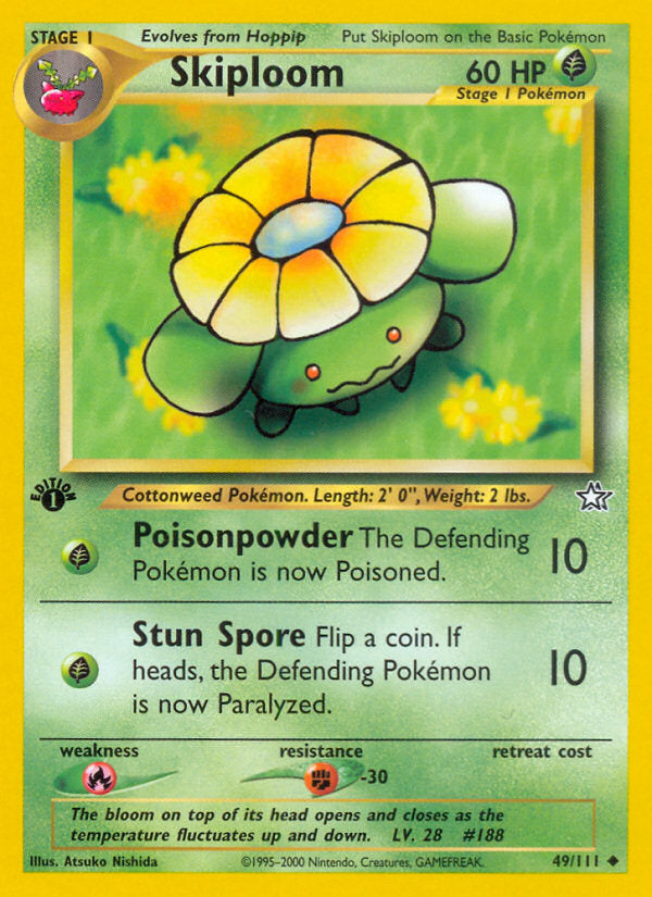 Neo Genesis Skiploom #49/111 first edition
